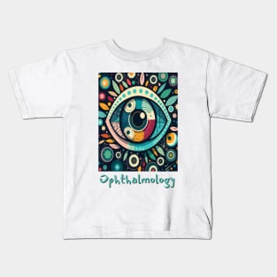 Ophthalmology colorful brafdesign Kids T-Shirt